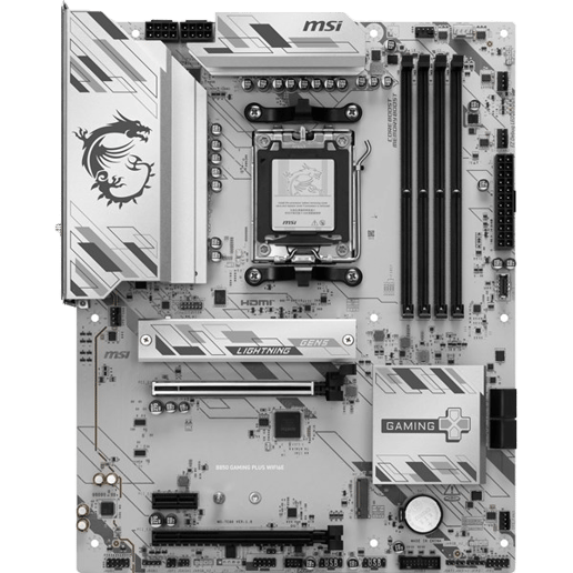 MSI B850 GAMING PLUS WIFI6E ATX Motherboard for AMD Socket AM5 CPUs